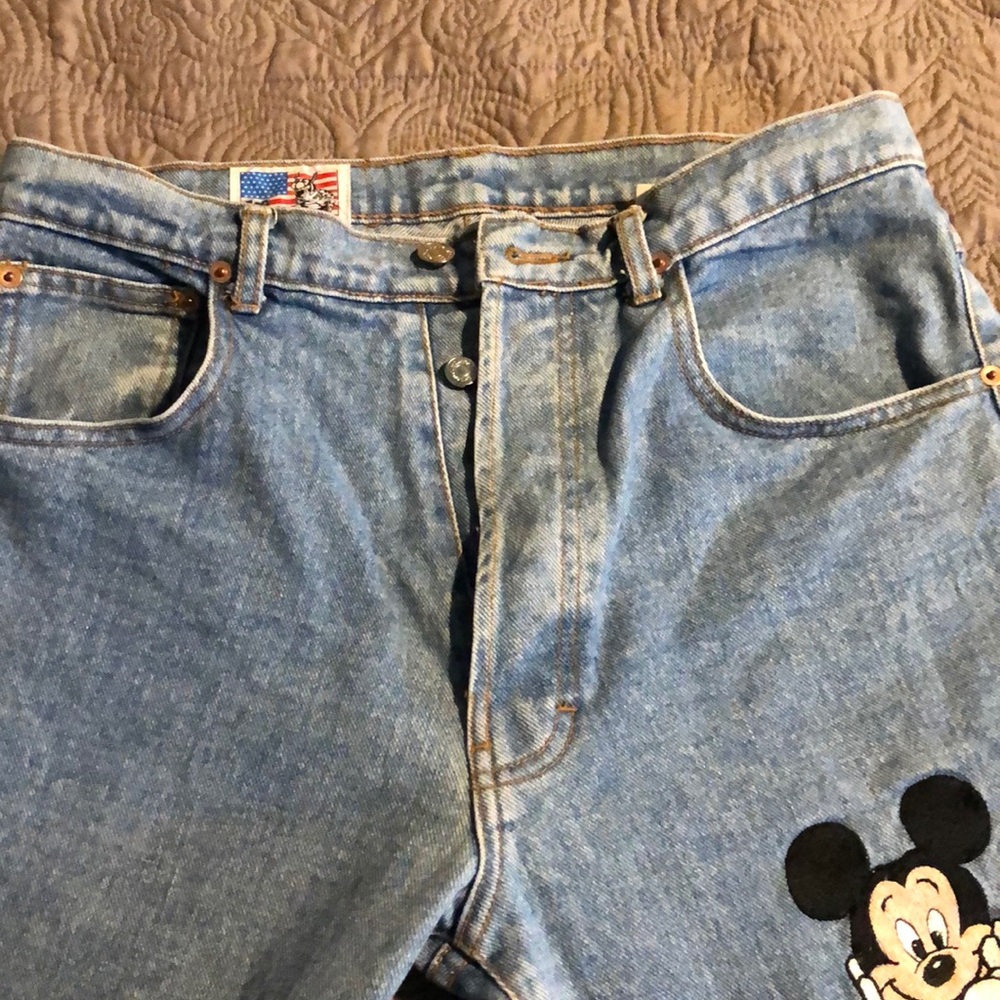 Vintage Mickey Mouse Jeans - Picture 2 of 8